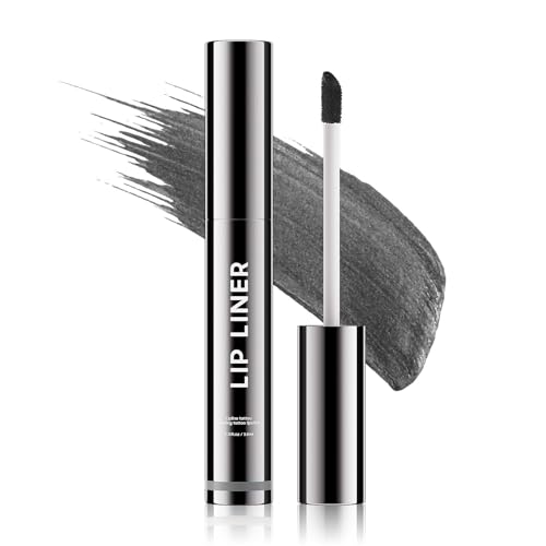 Image of Lip Stain Peel Off, Long Lasting Waterproof Moisturizing Liner Non Stick Cup Plumping, Black Color