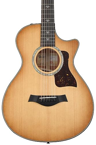 Taylor 552ce Urban Red Ironbark 12���A�R�[�X�e�B�b�N�G���L�M�^�[-�^�o�R