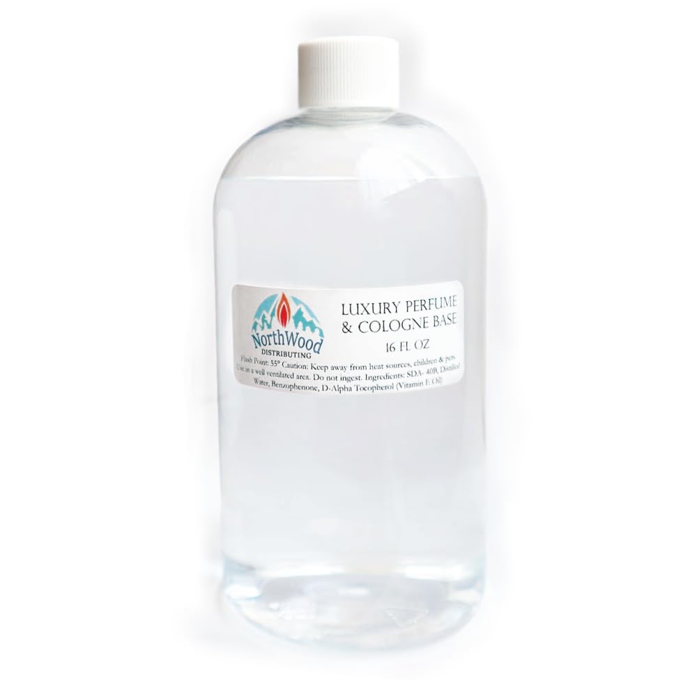 NorthWood Distributing Perfume & Cologne Base - Refillable Portable, Travel Size, Leak Proof, Reusable for Household Use Perfumes, Shampoo, Conditioner, Cleaning Solutions - 4 Fl Oz