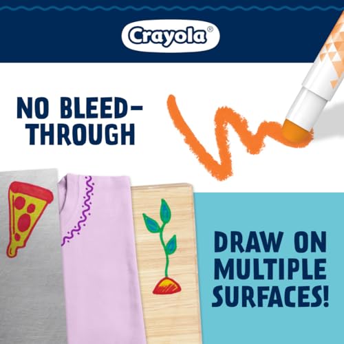 Crayola Acrylic Paint Doodle Sticks (12ct), Acrylic Paint Marker Set for Kids, Quick Dry, Multi-Surface, Less Mess, Kids Craft Supplies, Ages 8+ (Pack of 2) - image 4