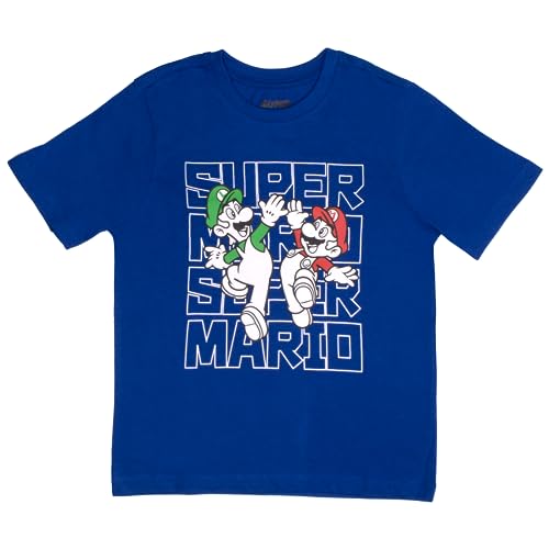 Nintendo Super Mario Hoodie and T-Shirt Combo 2-Pack for Boys, Boys Super Mario Hooded Sweatshirt and Tee Bundle Set4