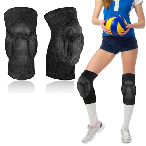ATOYOGA Rodilleras Trabajo con Esponja 2 Piezas, Rodilleras de Protección Deportivas para Hombre Mujer, Rodillera Protectora para Voleibol Futbol Danza Crossfit Gimnasio Baloncesto Ciclismo
