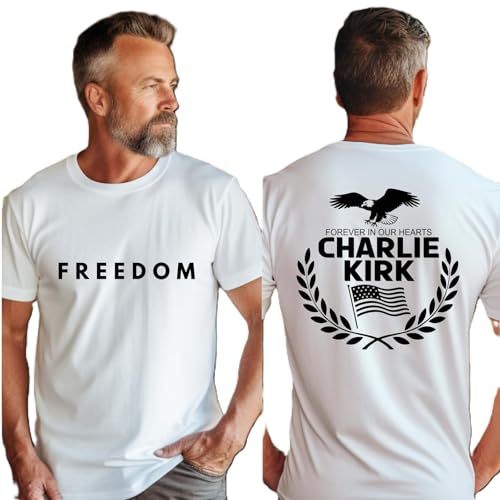 Charlie Kirk Freedom Shirt, Charlie Kirk t Shirt, Charlie Kirk tee, Justice for Charlie Kirk Shirt, Charlie Kirk Quote Shirt Freedom Multicolor