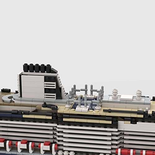 WWEI Technik Bausteine Schiff MS Koningsdam Kreuzfahrtschiff, 3622 Teile 1:400 Schiff Spielzeug Modellbausatz… – Bild 6