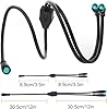 Y-Split Extension Cable 1T2 Wire 5pin with Waterproof Connector for Ebike Light, Gear Sensor and Brake in Ebike Conversion Kit （2PCS，7“ in Length, 1 Female to 2 Male） #1