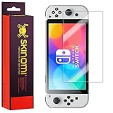 Skinomi Screen Protector Compatible with Nintendo Switch OLED (7 inch) Clear TechSkin TPU...