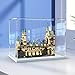 Produktbild Acryl-Display-Box, kompatibel mit LEGO 76415 Die Schlacht von Hogwarts-Modell, Displaybox, staubdichte Box, Aufbewahrungsbox (kein Bausteinmodell) (weißer Sockel)