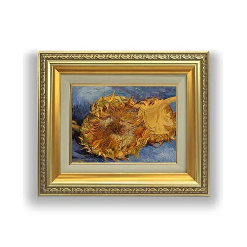 ゴッホ絵画　２点 ゴッホ 星月夜 ジクレーキャンバス複製画 額装品