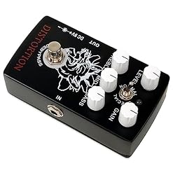OUSIKA Pédale d’effet de Distorsion True Bypass Accessoires de Guitare électrique Pédale d’effet de Guitare Tuner - Les Beatles, Paul McCartney, John Lennon, RIngo Starr, George Harrison