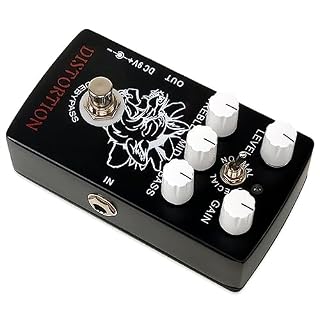 OUSIKA Pédale d’effet de Distorsion True Bypass Accessoires de Guitare électrique Pédale d’effet de Guitare Tuner - Les Beatles, Paul McCartney, John Lennon, RIngo Starr, George Harrison