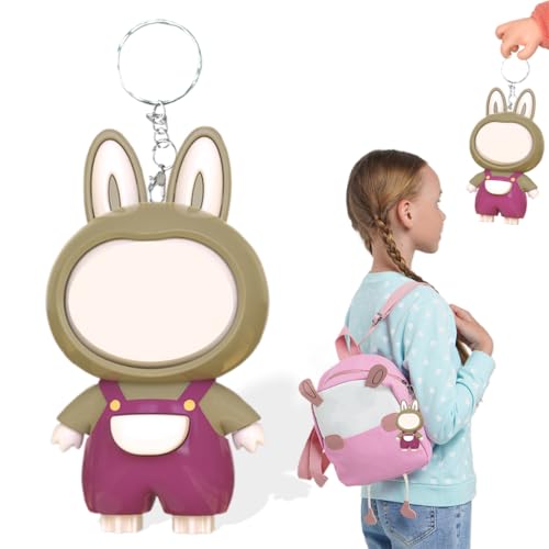 Llaveros de peluche La-bubu, llavero La-bubu con expresión cambiante, 3 memes,regalos de cumpleaños infantiles,muñecos que cambian de cara, colgante para mochila,regalos para niños y niñas (E)