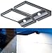 Produktbild Lunartec Bewegungsmelder Solar: 2er-Set Solar-LED-Wandleuchten, PIR-Sensor & Nachtlicht, IP44, 350 lm (LED Solarleuchte)