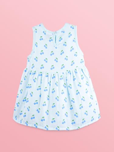 Image of Kidbea Bamboo Cotton Baby Girl Dress, Sleeveless Casual Wear Girls Frock