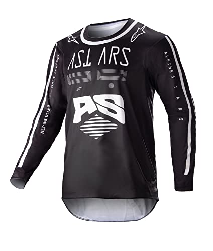 Alpinestars 3771623-10-MD: Youth Racer Found Jersey Black Ym
