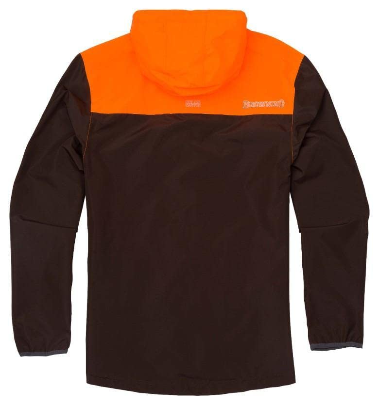 Browning 3048887205: Jacket, CFS Rain Jacket, BLZ/Choc, 2XL