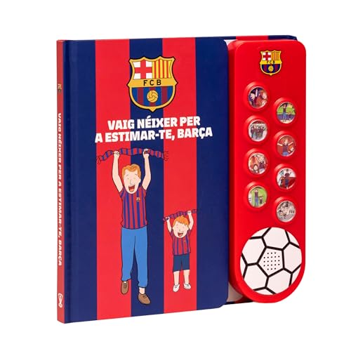 Fans Legacy - Libro de Sonido Interactivo Oficial Con Licencia Del FC Barcelona Para Niños, 8 Cánticos de Aficionados, Mayores de 2 Años Fans Legacy - Libro de Sonido Interactivo Oficial Con Licencia Del FC Barcelona Para Niños, 8 Cánticos de Aficionados, Mayores de 2 Años