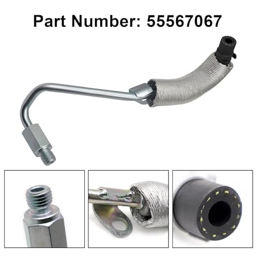 Image of SecosAutoparts 4Pcs Turbo Oil Return Drain & Oil Feed Pipe Kit Compatible with Buick Encore Compatible with Chevy Cruze Sonic Trax 2013-2019 1.4L L4# 55592600 25198546 25200947 55587854