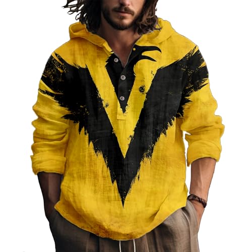 Graphic Hoodies for Men Artsy Button Up Cool Light Weight Fitted Hoodies Hooded Drawstring Pullover