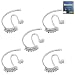Pack of 5 - Twist On Replacement Acoustic Tube for 2-Way Radio Headsets by MaximalPower