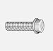 Flange Bolt,for Zoro Select M01256.120.0050 Class 8.8, M12-1.75 Flange Bolt, Zinc Yellow Steel