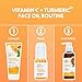 By Nature Brightening & Hydrating Face Oil - Vitamin C Oil & Turmeric Extract Enriched with Plant Squalane Oil for Face- Revitalize Dull, Tired Skin - Vitamin C Face Oil for Women and Men, 1 Fl Oz