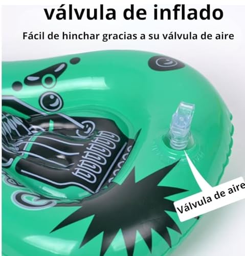 Aufblasbare Gitarre, 130 cm, riesiger aufblasbarer Schwimmring, aufblasbare Gitarre, Party-Dekoration für Pool, Wasserspielzeug, Spaß im Wasser, Schwimmring, Poolspielzeug (rot)