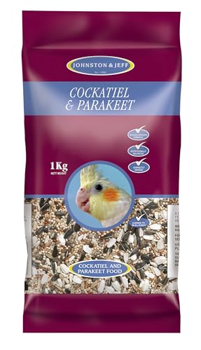 Johnston & Jeff 1kg Cockatiel & Big Parakeet Mixed Aviary Bird Seed