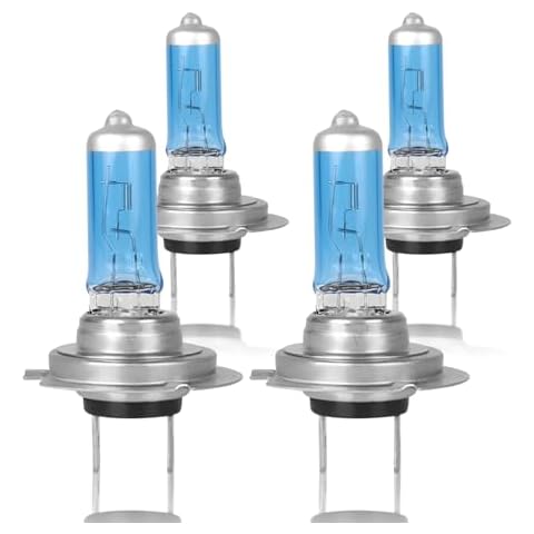 SHENKENUO Fit For Sonata (2011-2014) H7+H7 High/Low Beam Ultra - High Performance Halogen Headlight Bulbs Combo,Plug-n-Play,Pack of 4 Cover
