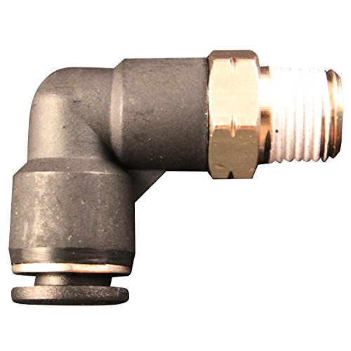 Milton 2202-2 1/8" MNPT 1/4" OD Push to Connect Swivel Elbow - Box of 10