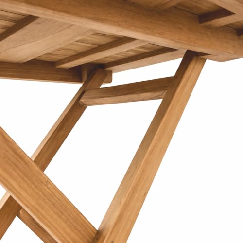 Table peu encombrante de jardin Burraco 80x80 pour optimiser l'espace - 6
