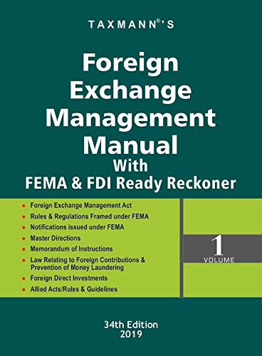 Buy Foreign Exchange Management Manual with FEMA & FDI Ready Reckoner ...