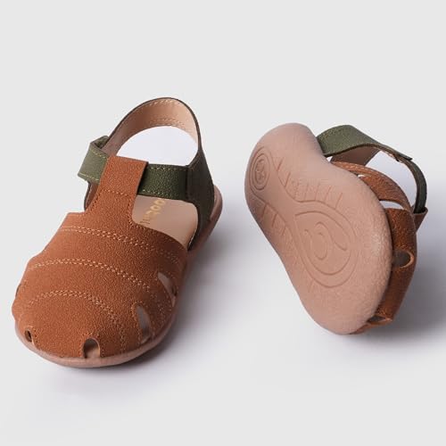 Image of toothless Boys Open Toe Sandals with Adjustable Hook-and-Loop Straps | Cushioned Footbed and Flexible Sole | Lightweight Comfortable Sandals for Boys Outdoor, Travel and Casual Use