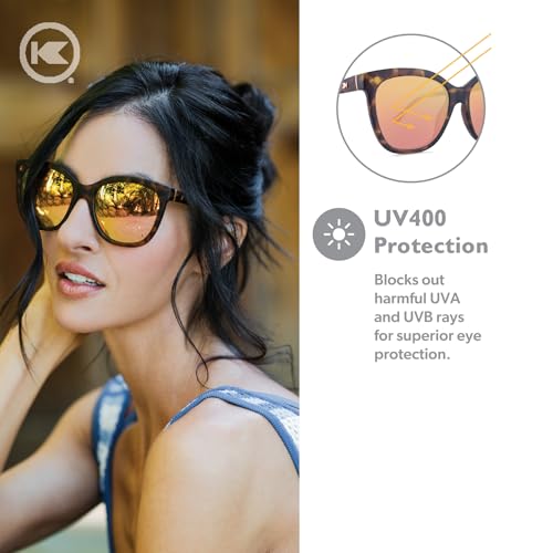 Knockaround Deja Views Polarized Sunglasses for Women - Impact Resistant Lenses & Full UV400 Protection3