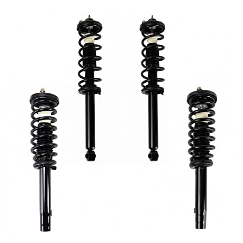 Image of TRQ Front and Rear Strut & Coil Spring Assembly Set Driver & Passenger Sides Compatible with 04-08 Acura TSX