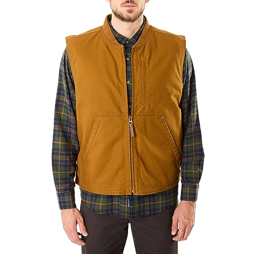 Smith's Workwear Men's Sherpa-Lined Duck Vest