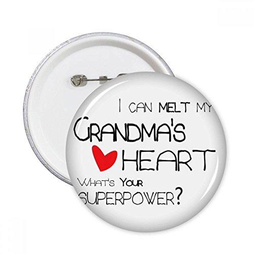 Badge Button Vêtements Décoration DIYthinker - Lot Broches Rondes Best Granny