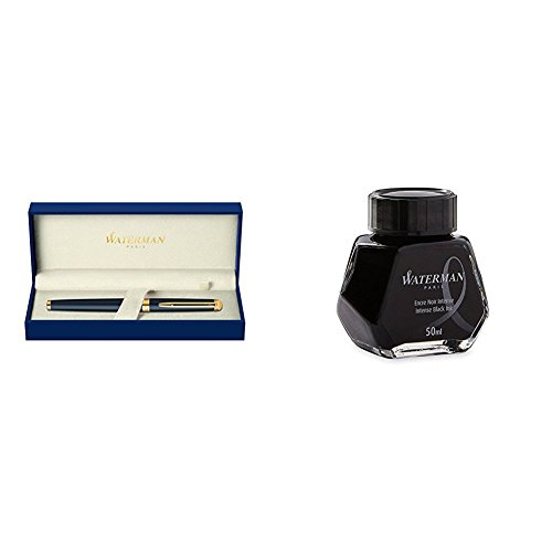 Waterman Hémisphère stylo plume noir or pour bureau et écriture