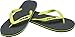 Cressi Beach Flip Flops Tongs pour Enfant Unisexes-Bébés, Vert Foncé/Lime, 27/28