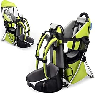besrey Zaino Porta Bambino Trekking Zaino Porta Bambino Montagna - Verde2