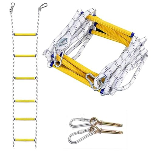 Échelle de sécurité en corde ignifuge et échelle de secours maison