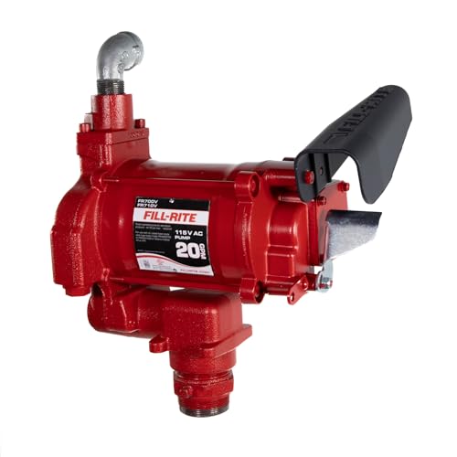 Image of Fill-Rite FR710VN 115V 20 GPM Fuel Transfer Pump (Pump Only Model) | For Gasoline, Diesel, Kerosene, Ethanol Blends, Methanol Blends & Biodiesel up to B20
