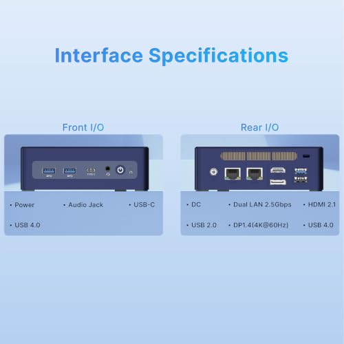 Image of AI Mini PC, Intel Wildcat Lake Core 3 304 5C /5T, Mini Computer- 11 PRO