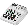 geluidsversterker Sound Card Mixing Console Digital 4 Kanalen Bluetooth O Mixer USB-ingang 48V Power for muziekopname