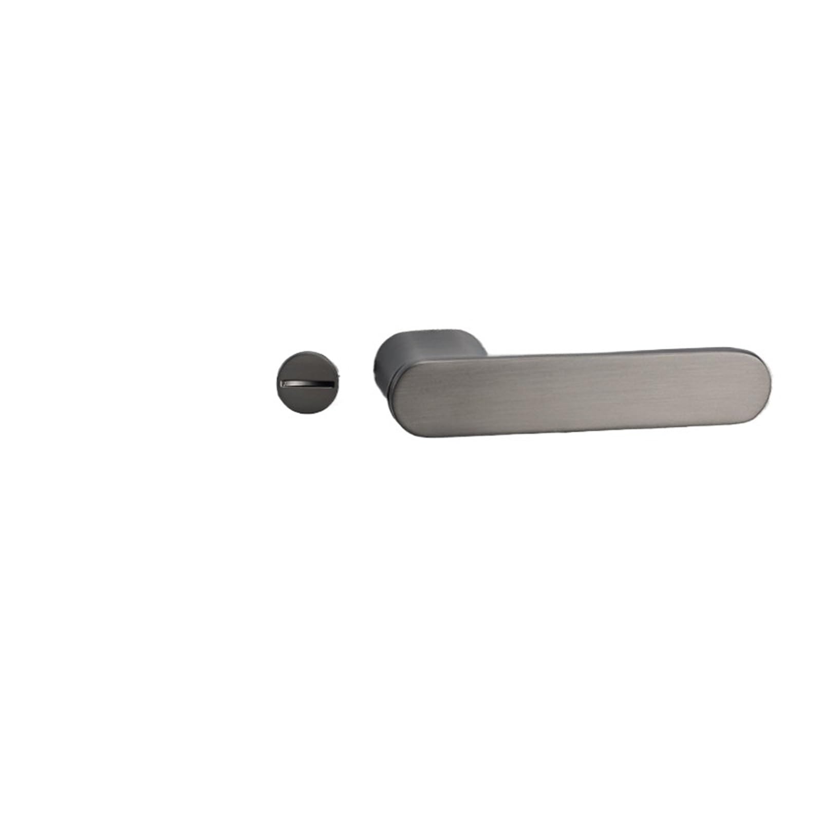 NYRXRYTCA Ecological Door Lock Indoor Bedroom Door Lock Black Gray Modern Magnetic Silent Silent Light Luxury Wooden Door Lock Minimalist Door Handle(Grey 35 50mm without key)
