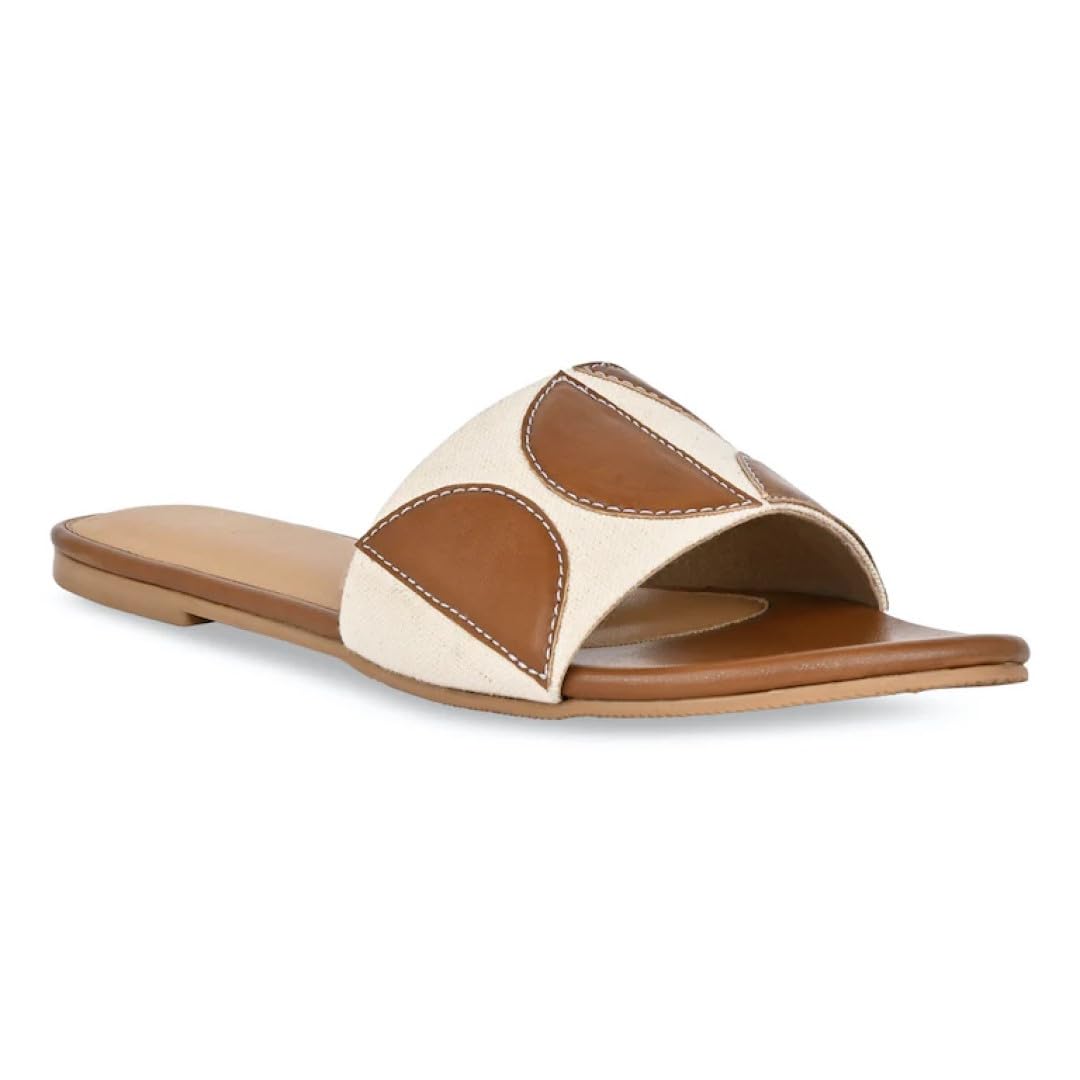 CAI Geometric canvas tan flats (B0DCYQVWYC) Amazon Price History, Amazon Price Tracker