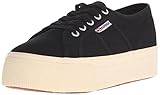 Superga womens 2790 Acotw Platform Fashion Sneaker, Black, 10 US