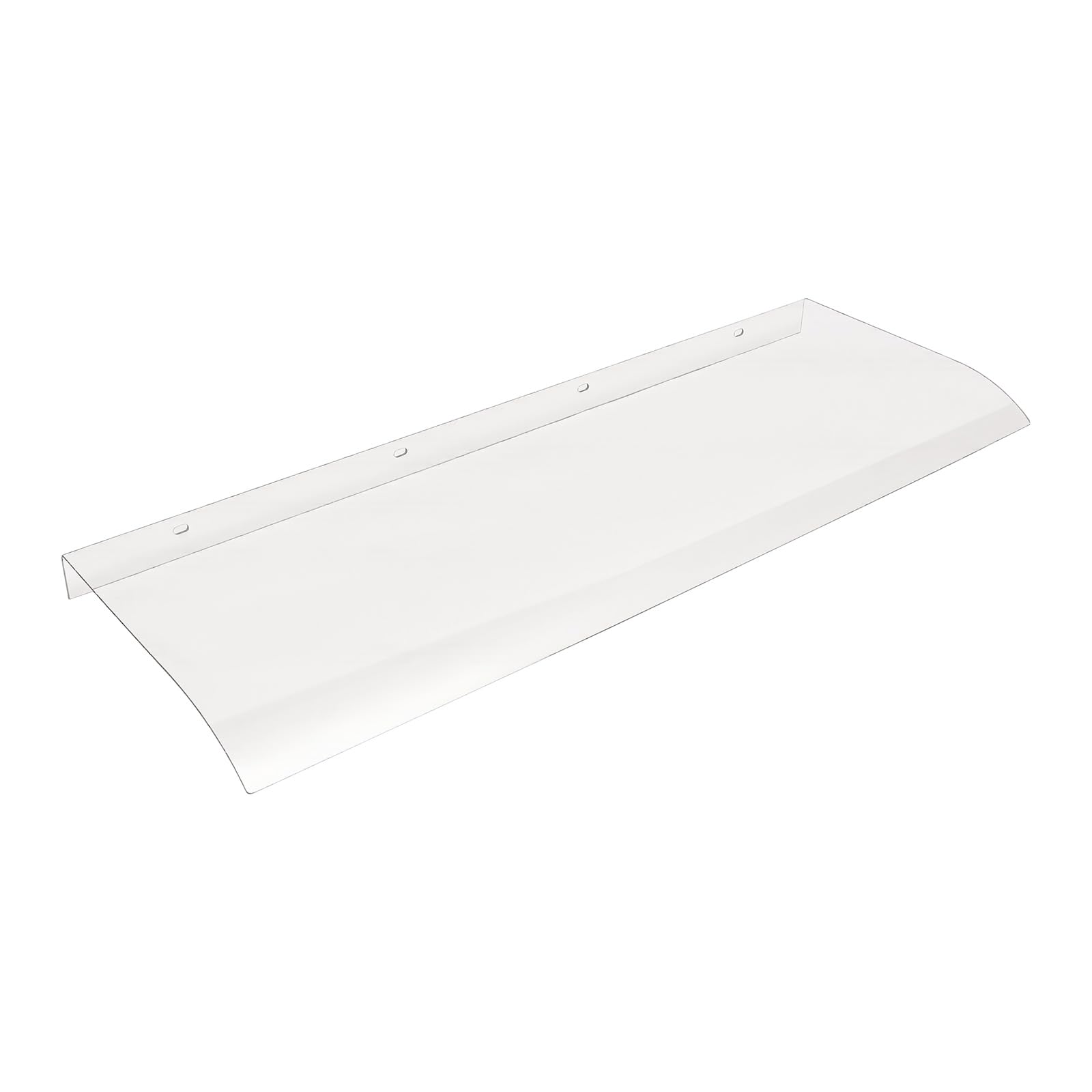 Clear Door Awning Polycarbonate Door Canopy Window Rain Shelter Cover Transparent Porch Canopy Awning for Window Patio UV Protection (40 * 100/15.75 * 39.4in) — image 1