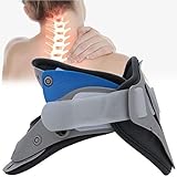 TRACCIÓN EFECTIVA: listo para usar fuera de la caja con un diseño simple y limpio para el alivio inmediato de sus dolorosos problemas de cuello, se ajusta a la columna cervical.