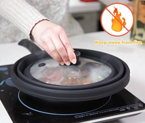 image for GLOU-GLOU GOOSE GGG Microwave Splatter Cover Glass Splatter Guard Lid 