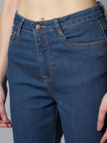 Image of HIGH Star Women's Straight Fit Mid Rise Jeans